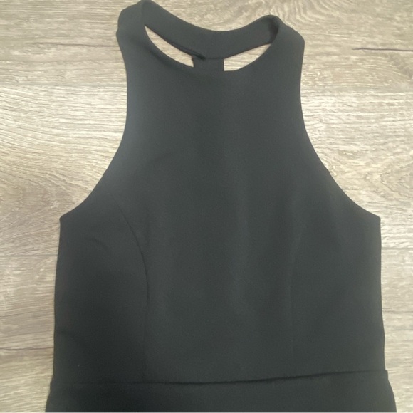 Lulus Black Halter Neck Bodycon Mini Dress size Medium - Picture 3 of 15